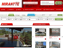 Tablet Screenshot of mirantte.com.br